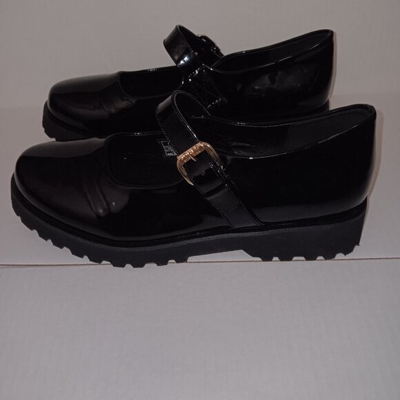 JONES NEW YORK TALTEN MARY JANE FAUX PATENT LEATHER SHOES - Picture 7 of 11